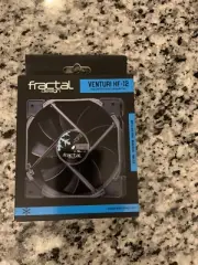 B/NEW Fractal Design Venturi HF-12 Black Case Fan FD-Fan-Vent Venturi HP-12 PWM