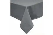 Cotton Blend Table Cloth Slate Grey by Hoydu