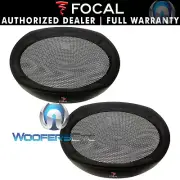 (2) FOCAL 6" X 9" SPEAKER COAXIAL COMPONENT PROTECTIVE COVERS GRILLS ONLY PAIR