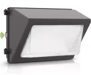 80W Wall Pack Light Dusk to Dawn Photocell Sensor LED Outdoor Light