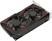 RX550 4G Graphics Card, 128bit GDDR5 Desktop Graphics Card with Dual Air Cooling, 1071MHz Core Frequency 6000MHz Memory Frequency, Display Port DVI