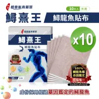 在飛比找momo購物網優惠-【都會新貴嚴選】鱘熹王專用貼布 / 鱘龍魚主成份10片/盒(