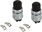 Sturdy Metal 0×7 0×4 2pcs Horn 12v 17318 Replacement for ezgo 1993 2022 Horn nut