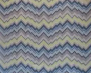 1 of 10 Yards Schumacher Cotton & Linen Zig Zag "Mauna Loa Bali Hai"