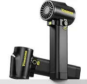 Car Dryer Air Blower Turbo Fan - 1600g Instant Thrust, Infinitely Variable Speed, 750W Max Power, 64MM Handheld Turbo Jet Blower Cordless with 4000mAh Battery & Charger for Car Drying, Patio Cleaning