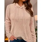 Women's Hoodie Sweatshirt Elegant Fashion Plain Work Dailywear Casual Hooded Long Sleeve Black Pink Red Gray Fall Winter
