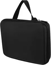 MOLUCKFU Action Camera Bag Camera Bag Essential Oil Portable Game Card Case Audio Mixer Case Body Hair Trimmer with Organizer Take Five Card Game Fabric Black