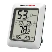ThermoPro TP50 Digital Hygrometer Indoor Thermometer Humidity Monitor with Tempe