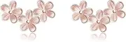 [SLUYNZ] Solid 925 Sterling Silver Flower Earrings Stud for Women Teens Small Floral Stud Earrings