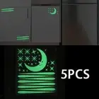 5 Pieces Glow in The Dark Wall Stickers Luminous Stars for Party Decoration