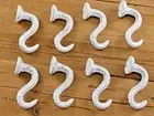 8 Coat Hooks Nautical Octopus Tentacle Wall Mounted Decor Hat Rack Beach House