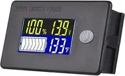 60V Battery Voltage Indicator Meter Battery Multifunctional Battery Battery Electrici Meter Voltmeter and Thermometer