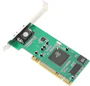 Graphics Card for ATI Rage XL, 8MB 32Bit PCI VGA Video Card with 64 Bit PCI X Slot, Industrial Computer Multi Display Fit, PCI Low Profile Tractor Card for Desktop Computers