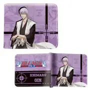 New Gin Ichimaru Style A BLEACH BiFold Wallet Burichi Credit Card Billfold