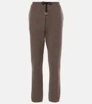 [The Row] The Row Teo cashmere and cotton sweatpants AU 14 brown