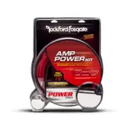 Rockford Fosgate RFK4 4 AWG Complete Installation Kit For 2-Channel Amplifier