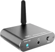 Fahgaer -HD Audio Receiver 5.2 Bluetooth Receiver AUX Coaxial Optical Fiber Audio Adapter HiFi Stereo Music CD-Quality Sound