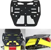 Motorcycle Rear Luggage Rack Top Case Rear Rack Carrier Aluminum Compatible with Suzuki DR650S 2015-2021 DR650SE 1996-2009