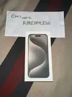 Apple iPhone 15 Pro 512gb Natural iOS 17.0.2 Unlocked AppleCare+ New Sealed