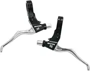 Dia-COMPE SS6 Old School MTB Brake Lever Set (L+R), Black x Silver, DP2855