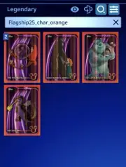 Topps Disney Collect Flagship 2025 Legendary LE Orange Characters 5 Cards Lot
