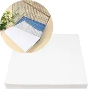 Allazone 100 Sheets Bird Cage Liner Papers, Disposable Bird Cage Paper Liners, Cuttable Pet Animal Cages Cushion, Precut Absorbent Bird Paper for Bird Parrot Small Animal, 12.2'' X 17.3''