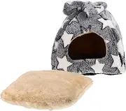 ERINGOGO Guinea Pig Warm Bed Hamster Hideout Home Outdoor for Small Animals Decorative Chinchilla Cushion Rabbit Habitat