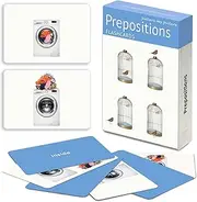 Preposition Flash Cards | 40 Picture Cards | Picture Cards for Speech Therapy | SLP Materials for Adults and Children | ESL Flashcards | Aphasia Cards
