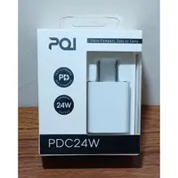 在飛比找蝦皮購物優惠-PQI全新現貨DC24W〕單孔USB-C 24W旅行充電器 