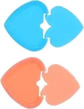 KALLORY 2pcs Led Baffle Board Dimming Cover Light Pad Protective Cover for Diamond Drawing