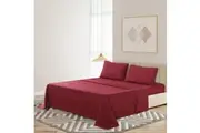 LINENOVA 1200TC Premium Microfiber Sheet Sets All Size Choice Burgundy