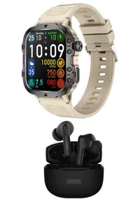 在飛比找ZALORA購物網優惠-禮品組 - LIGE 新款男女通用智慧手錶 + DIREAC