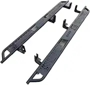 ADCCH Made of Durable Steel Universal Stainless Steel Side Step Pedal Compatible for Pickup Trucks
