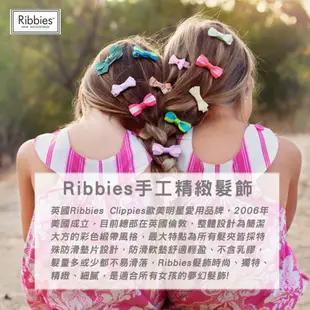 英國Ribbies 蝴蝶結髮圈-水藍