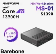 MINISFORUM MS-01 S1390, BAREBONE (NO RAM/SSD/OS) Intel Core i9-13900H