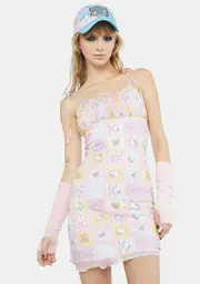 [NGOrder] Hello Kitty Patchwork Bodycon Dress