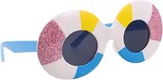 [LIGIGWASH] Funny Hawaiian Party Sunglasses Costume Accessories for Adults Kids Photo Booth Props Versatile Beach Themed Party Favors