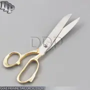 SCISSORS 10.5" HEAVY DUTY UPHOLSTERY CARPET SHEAR TAILOR SCISSORS (Gold Handle)