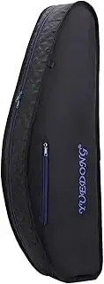 Dickly 4/4 Full Size Violin Case Carrying Bag Folding Stylish Lightweight Protective Violin Box for Enthusiasts Lovers Gig Outdoor, black
