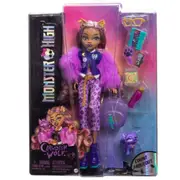 Monster High Clawdeen Wolf With Pet Dog Fashion Doll