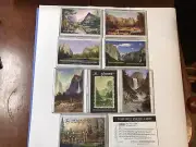(SQUARE PROOFS) complete 8 card series 1 Yosemite phonecard set 1995 Mint Rare
