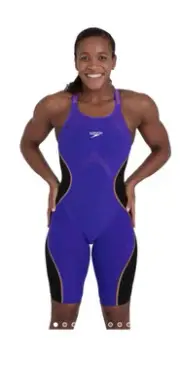 NEW Women’s Speedo Fastskin LZR Pure Intent Closed Back Kneeskin Tech Suit Sz 30