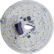 4 Inch LED Retrofit Light Kit for Ceiling Fan Light Replacement Panel, 3000K 4000K 6000K Color Temperature Adjustable, 15W Dimmable Round Light, Magnetic Mount (1PCS)