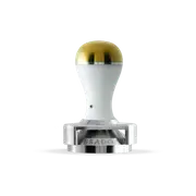 Pesado Pesado Tamper - White & Gold (With Depth Adjuster)
