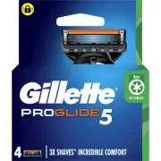 Gillette Fusion Proglide 5 Manual Mens Razor Blades 4 Pack