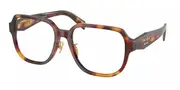 Prada PR B07VD Asian Fit 22A1O1 Men's Glasses Tortoiseshell Size 56 - Private Health Rebate - Blue Light Block Available