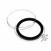 Air-Tite 38mm Black Ring Coin Capsules for 1oz Morgan Silver Dollar 10 Pack