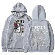 Girls Hoodies 1989 Casual Taylor Sweatshirt Kids Boys Swifts Pullover Hooded 02 gray 120