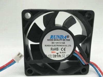 Treadmill cooling fan RUNDA 6025 60mmDC12V 0.14A 60*25MM silent cooling fan 2pin