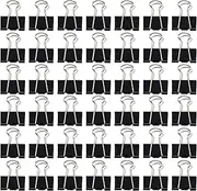 42Pcs Bulldog Clips 25mm Binder Clips Metal Foldback Clips Middle Swallowtail Clip File Money Papper Stationary Clamps for Office School Home Kitchen Shops